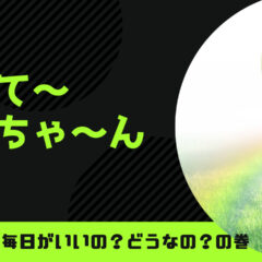 お風呂は毎日がいいの？の巻