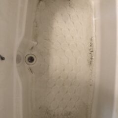 凄い黒い物凄い汚れ