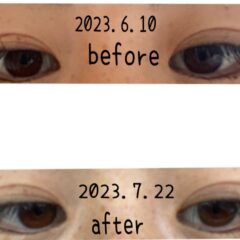 まつ毛が😍　K様　エイチの水